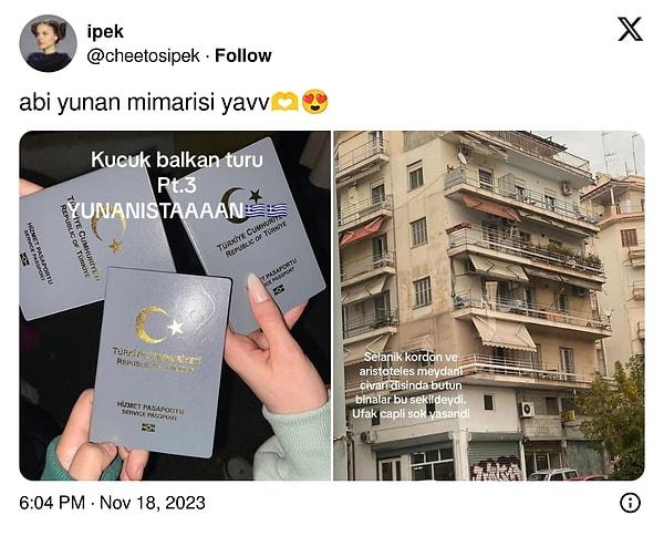 Okul gezisinde Yunanistan'a giden bir TikTok kullanıcısı, mimari karşısında yaşadığı hayal kırıklığını sosyal medyada paylaştı.