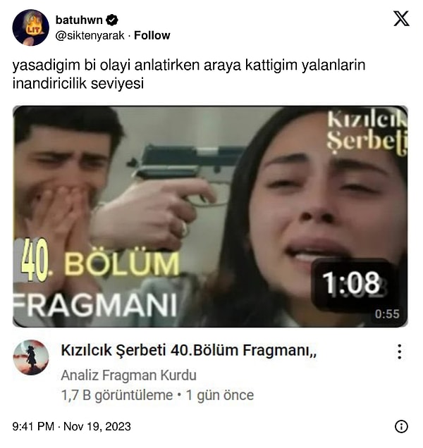 İşte gelen tepkilerden bazıları: