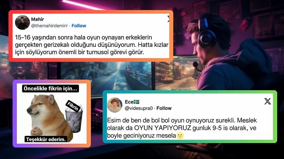 Oyun Oynayan Erkeklerin Geri Zekalı Olduğunu Söyleyen Kişi Twitter Ahalisini Birbirine Düşürdü