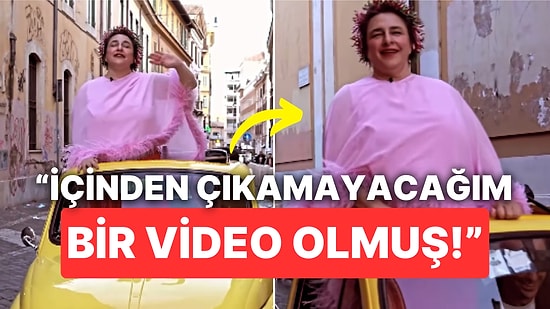 Esra Dermancıoğlu Sokaklarında Çılgınlarca Dans Ettiği İtalya'ya Bakın Nasıl Veda Etti