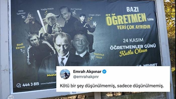 Mustafakemalpaşa Belediyesi'nin Öğretmenler Günü Afişindeki Detaylar Herkesi İkiye Bölerek Tartışma Yarattı