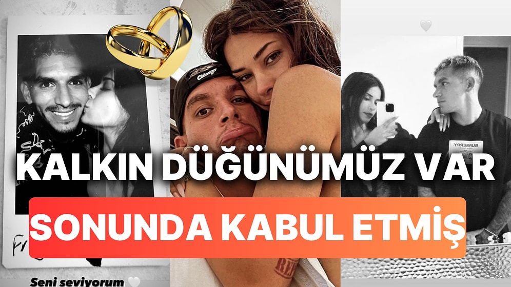 Lucas Torreira "Seni Sultanlar Gibi Yaşatırım" Dediği Devrim Özkan'ı Sonunda Evliliğe İkna Etmiş!