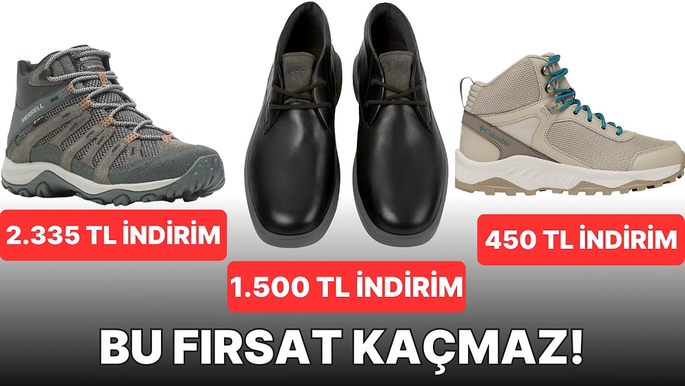 Merrell, Camper ve Columbia Ayakkabılarda Gülümseten Kasım Fırsatları!