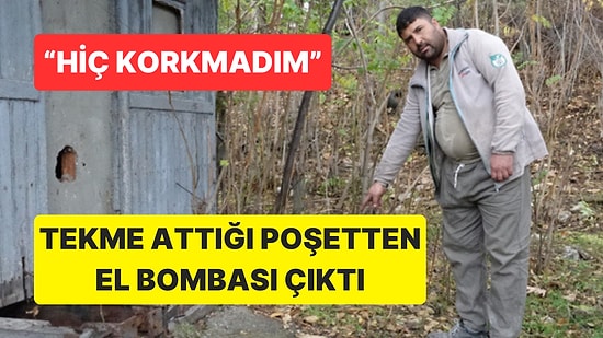 Yine Isparta Yine El Bombası: Tekme Attığı Poşetten El Bombası Çıktı