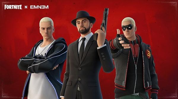 Etkinliği bizzat Eminem olarak takip etmek isteyenler için ise oyuna üç yeni kostüm ekleniyor.