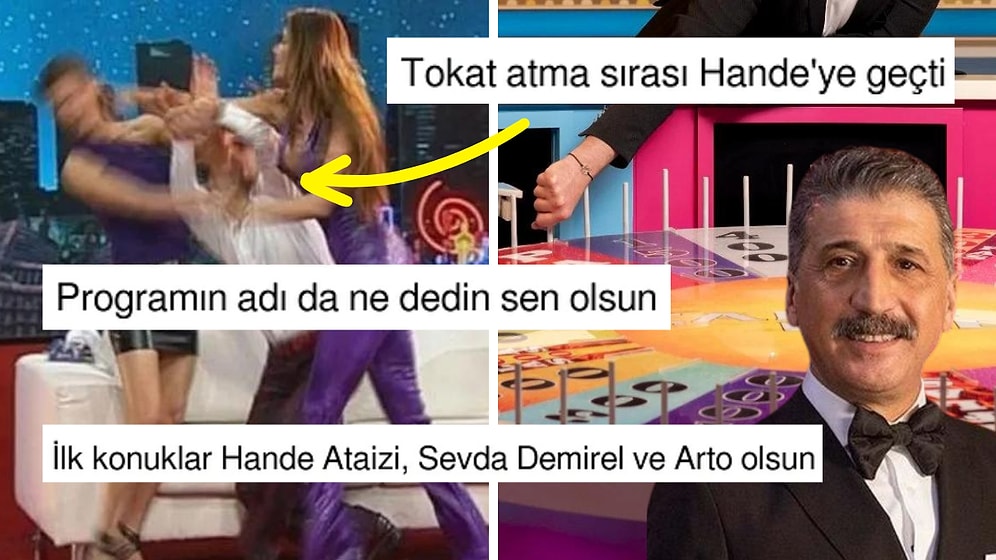 Cem Davran'ın Çarkıfelek'i Sunacağını Duyanlar "Ne Dedin Sen" Tokadını Hatırlayınca Efsane Tepkiler Gecikmedi