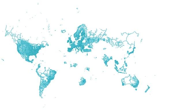 11. 2023'te Google Sokak Görünümü'ne göre dünya haritası.