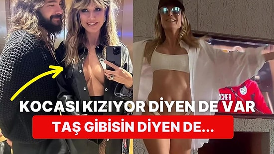 Eski Victoria's Secret Mankeni Heidi Klum, Bikinili Dansıyla Adeta Düşman Çatlattı