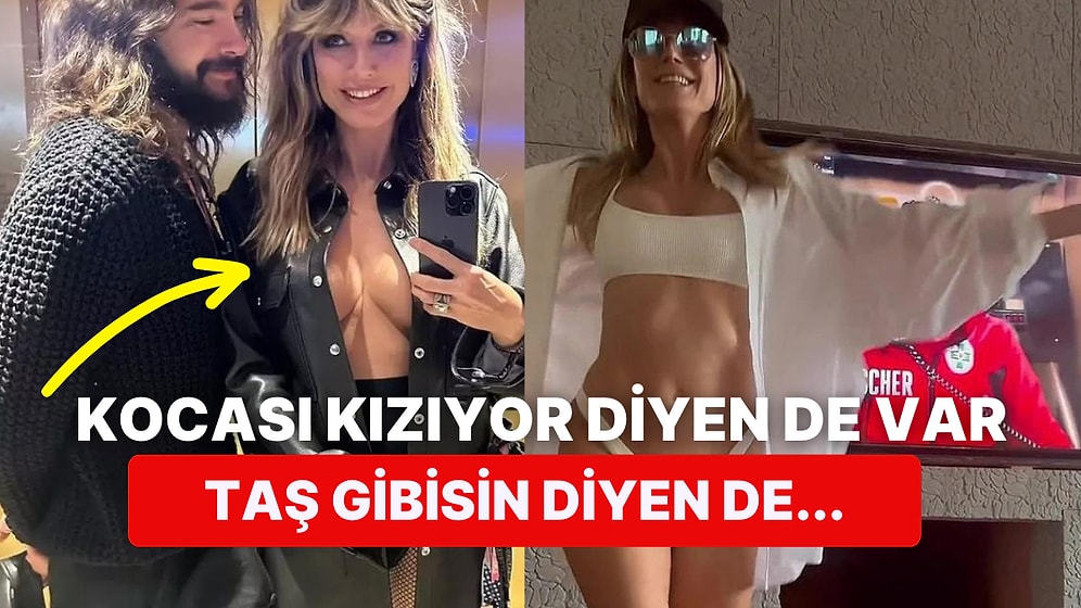 Eski Victoria's Secret Mankeni Heidi Klum, Bikinili Dansıyla Adeta Düşman Çatlattı