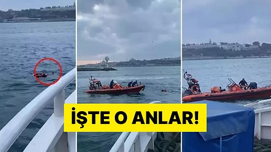 Kadıköy-Beşiktaş Seferini Yapan Vapurdaki Yolcu Denize Düştü