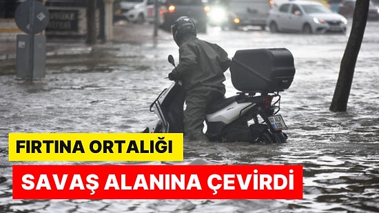 Antalya'da Fırtına Ortalığı Savaş Alanına Çevirdi: Tekne Battı, Uçaklar İnemedi