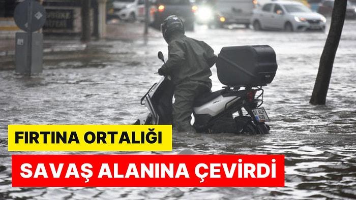 Antalya'da Fırtına Ortalığı Savaş Alanına Çevirdi: Tekne Battı, Uçaklar İnemedi
