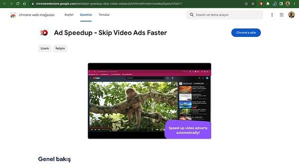 Chrome ile beraber Microsoft Edge üzerinden de kullanılabilen Ad Speedup'ın olumsuz bir yanı da var. Yeni eklenti sayesinde reklamlar her ne kadar hızlansa da otomatik bir şekilde kapatılamıyor. Bu noktada reklam içeriklerinin bizzat kullanıcının kendisi tarafından atlanması gerekiyor.