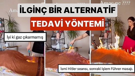 Soğuyan Organları Isıtmak İçin Vücudun Ateşe Verildiği Alternatif  Tedavi Yöntemi Viral Oldu