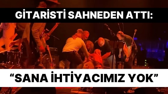 Amerikalı Rock Grubu Sahnede Kavga Etti: Gitarla Birbirlerine Saldırdılar