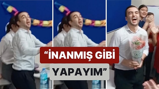 O Meşhur Akımı Denemek İstemişlerdi! Öğrencilerinin Yaptığı Sürprizi Anlayan Öğretmenin Güldüren Anları