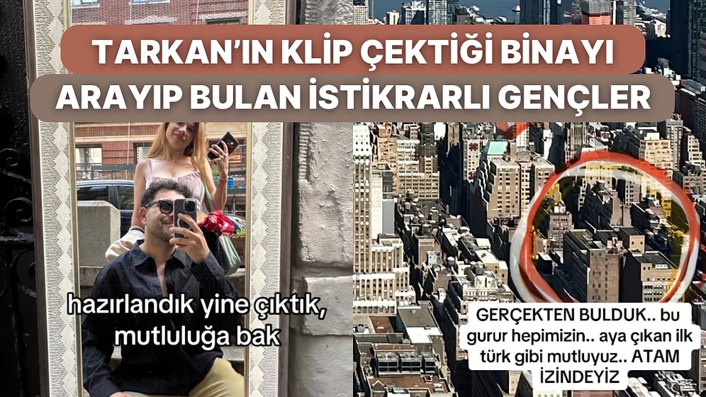 New York'ta Tarkan'ın “Ölürüm Sana” Şarkısının Klibinin Çekildiği Binayı Arayan Gençler Viral Oldu