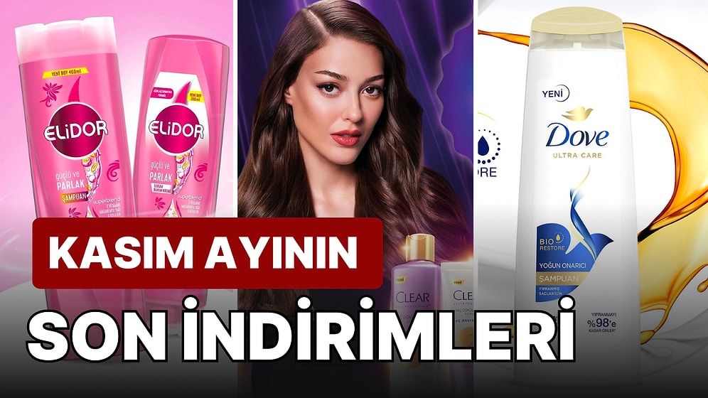 Kasım Fırsatlarını Değerlendirmek İsteyenlere İndirimli Saç Bakım Ürünleri