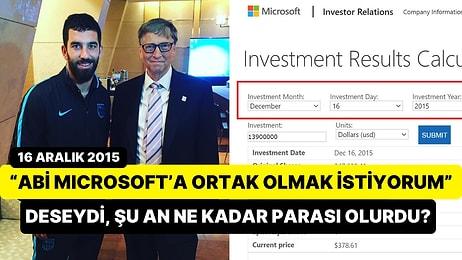 Arda Turan, Bill Gates ile Çektirdiği Efsane Fotoğrafta Parasını Elden Teslim Etseydi Ne Kadar Kazanırdı?