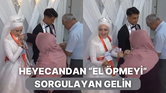 Takı Töreni Esnasında Israrla Elini Uzatan Teyzeye Gelinin Anlam Veremeyen Bakışları Viral Oldu