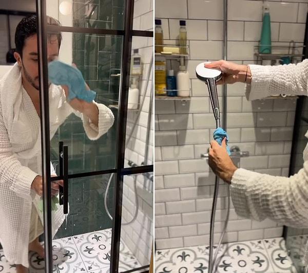 Rutin olarak duştan sonra duşu temizleyip parlatan Önder Tepe'nin o vlogu ise viral oldu. Kullanıcılar 'Duşu temizlerken insan tekrar terler ve yeniden duş almak ister' şeklinde yorumlar yaptılar.