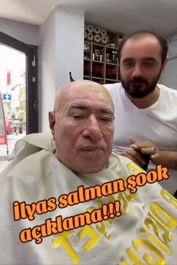İlyas Salman'ın tıraş olduğu berber video kaydını açarak, "İlyas Salman din veya peygamber düşmanı değil" dedi.