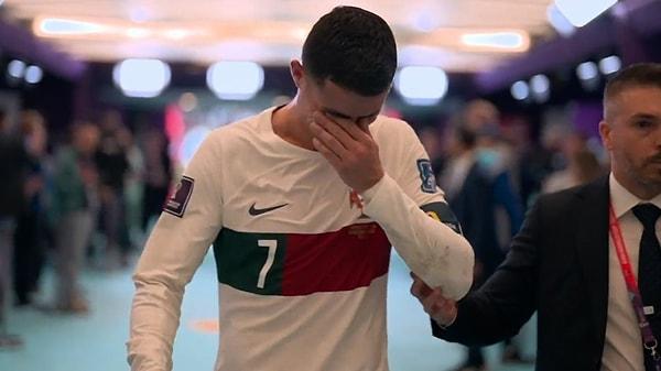 Cristiano bu erişilmez başarısına rağmen Katar'dan göz yaşları içinde ayrıldı. Zira başarılarla dolu kariyerinin en büyük eksiği olan Dünya Kupası'na ulaşamadan turnuvayı noktaladı.