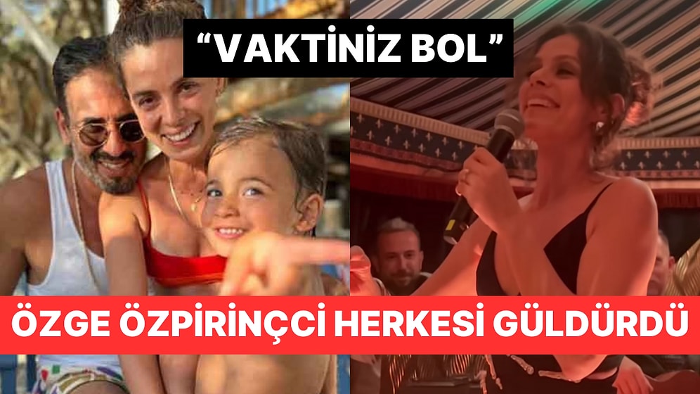 Yılın Düğününde Renkli Anlar: Özge Özpirinçci'den Çocuk Tavsiyeleri