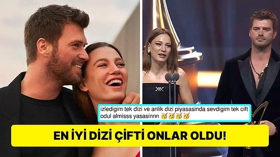 Pantene Altın Kelebek Ödülleri'nde En İyi Dizi Çifti Olan Serenay Sarıkaya ve Kıvanç Tatlıtuğ'a Yorum Yağdı!