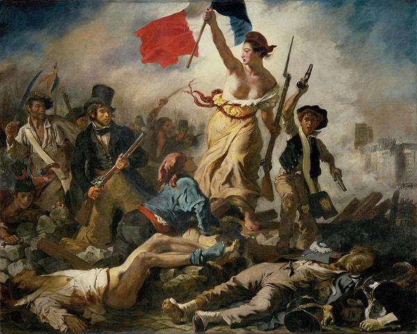 15. Fransa: "Halka Yol Gösteren Özgürlük"- Eugène Delacroix (1830)