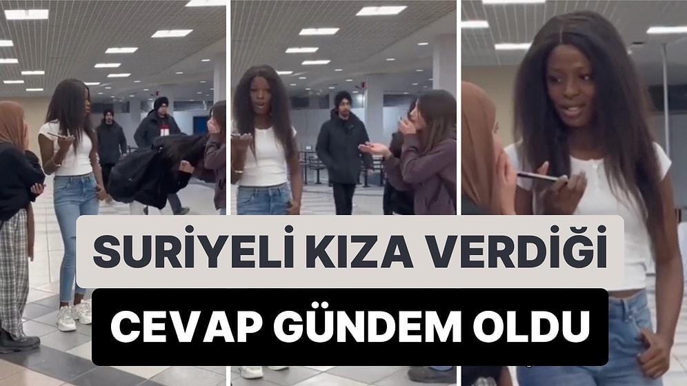 Bir Kadının "Afrika Denince Aklınıza Ne Geliyor" Sorusuna Gülen Suriyeli Kıza Verdiği Cevap Gündem Oldu