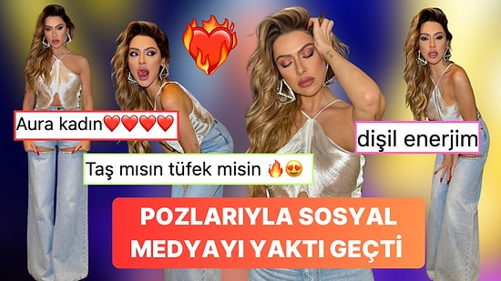 Hadise Yine Formunda: Dişil Enerji Fışkıran Pozlarıyla Sosyal Medyayı Ateşe Verdi!