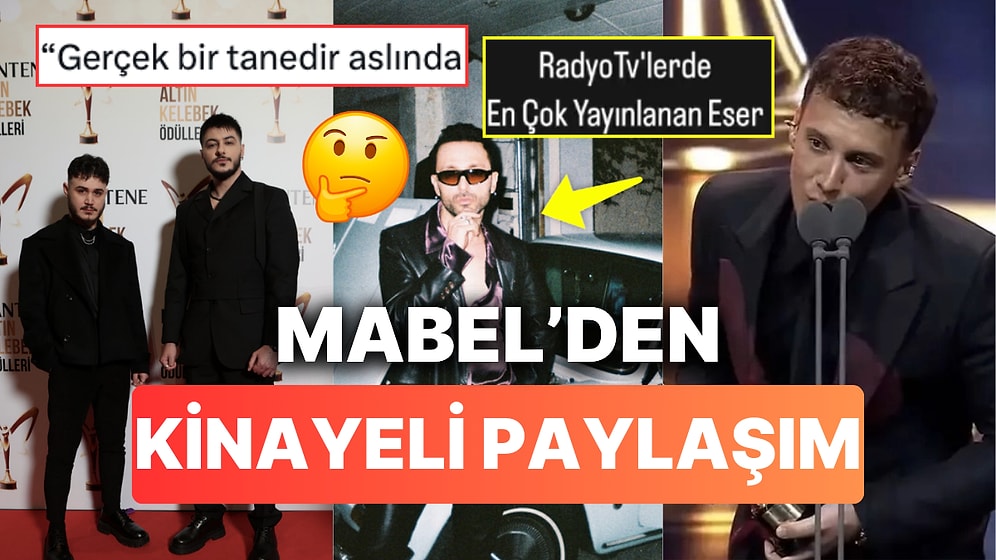 Altın Kelebek'te Aday Olduğu İki Dalda da Ödül Alamayan Mabel Matiz'den Edis ve Semicenk'e Kinayeli Paylaşım