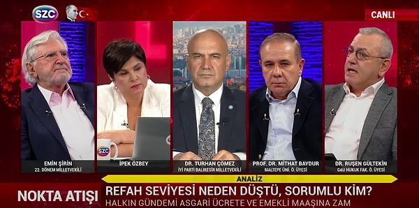 Muhalefetin temsilcileri hakkında konuşan Gültekin, "İyi partiydi CHP'ydi... Bunların hepsini bize seçimden önce de anlattılar. Biz de dinledik seçmen olarak dinledik. "Hadi", dedik; "Bir şeyler yapın" dedik. Yapılamadığı için de hepimiz gittik, 14-28 Mayıs seçimlerine" diye eleştirilerde bulundu.