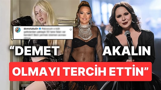Aleyna Tilki'yi Demet Akalın'a Benzediği İçin Eleştiren Kişi Demet Akalın'a Yakalanınca Olanlar Oldu!