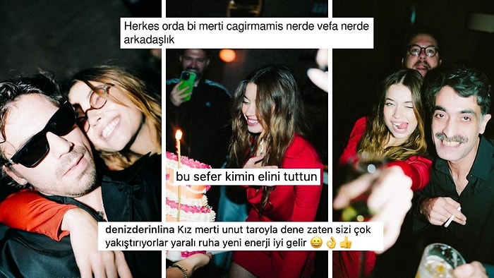 26. Yaşını Dizi Ekibiyle Kutlayan Afra Saraçoğlu'nun Doğum Gününde Tüm Gözler Mert Ramazan Demir'i Aradı