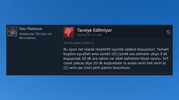 5. Bu oyunun mottosu varlık içinde yokluk çekmek olabilir.