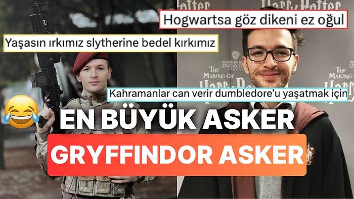 Harry Potter'ın Türkiye Şubesi Olan Mösyo Taha'nın Askerlik Fotoğrafına Gelen Hogwarts Yorumu İnfilak Ettirdi