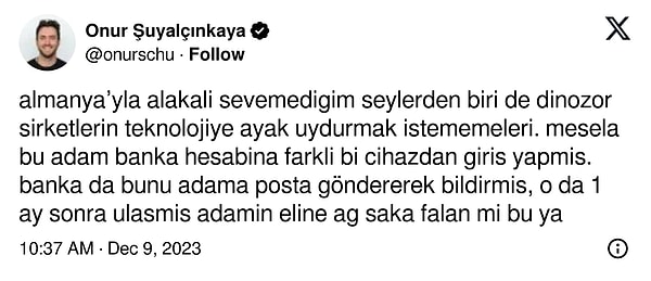 Birçok kullanıcı, Almanya'da sürecin böyle işleyişinden şikayetçi olduğunu dile getiriyor.