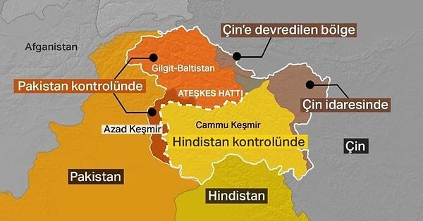 Cammu ve Keşmir bölgesi Hindistan, Pakistan ve Çin'in sınırlarının kesiştiği noktada yer alıyor. Bölgede Müslüman nüfus çoğunlukta olduğu için Pakistan kendisine bağlanmasını istiyor.