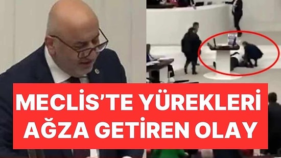 Meclis Kürsüsü'nde Konuşma Yaparken Aniden Yere Yığıldı! Saadet Partili Hasan Bitmez Hastaneye Kaldırıldı
