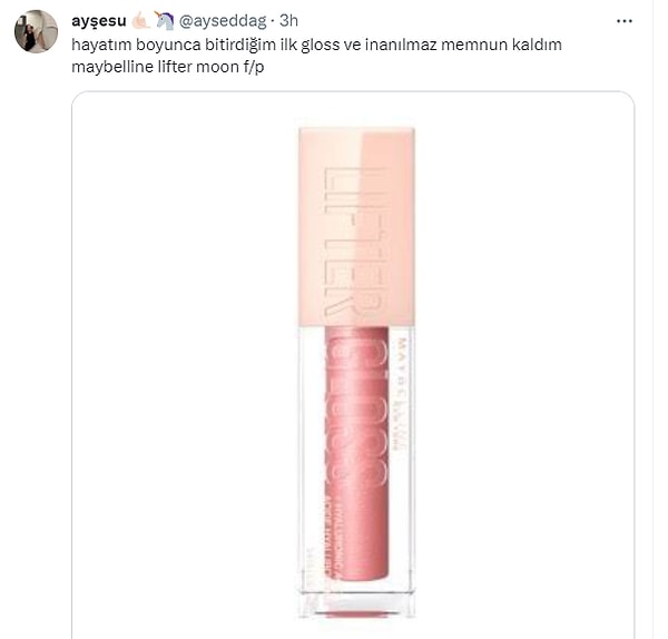 8. Maybelline New York Lifter Gloss Nemlendirici Dudak Parlatıcısı - 003 Moon