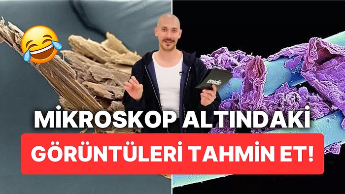 Foşur Foşur Reyis Cem Özkök Mikroskop Görüntülerini Tahmin Ediyor: İyi ki Kelim! 😂