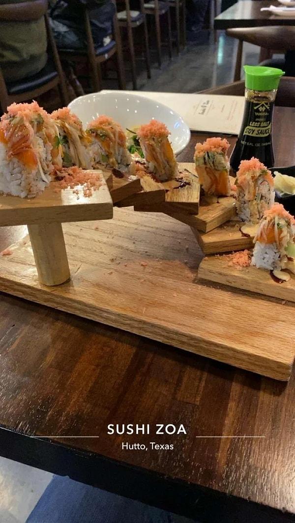 1. Merdivende sushi.