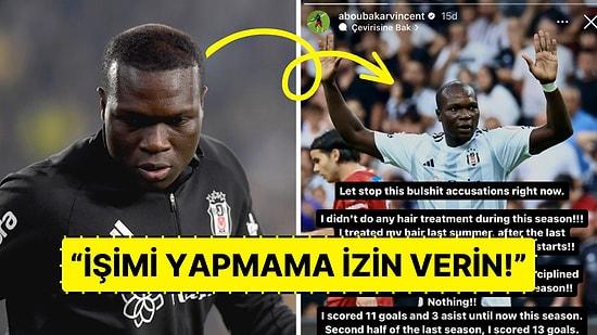 Beşiktaş'ta Kadro Dışı Bırakılan Aboubakar, "Saç Ektirdiği için Oynamıyor" İddialarına Karşı Sert Yanıt Verdi!