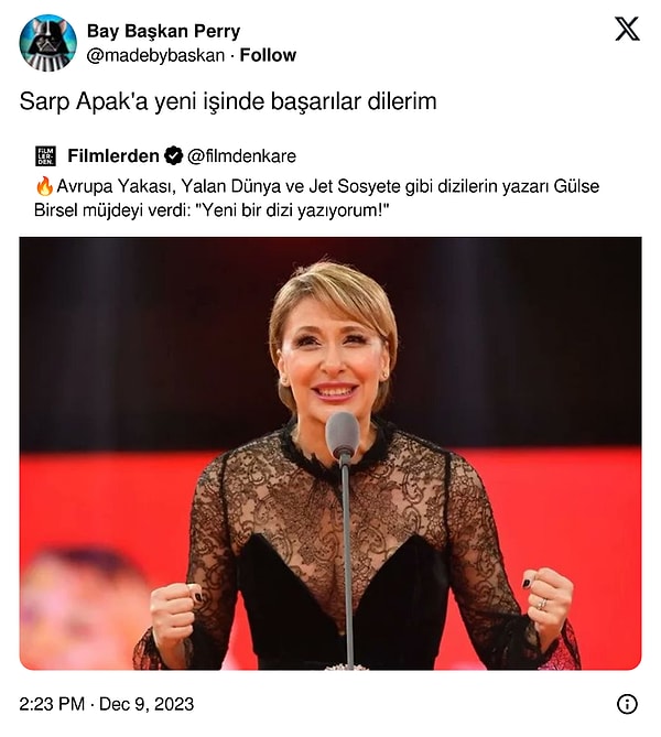 Hayırlı olsun.