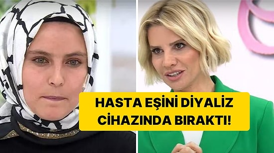 Diyalizdeki Kocasını Bırakıp Sevgilisine Kaçan Kadın Esra Erol'u Şoke Etti