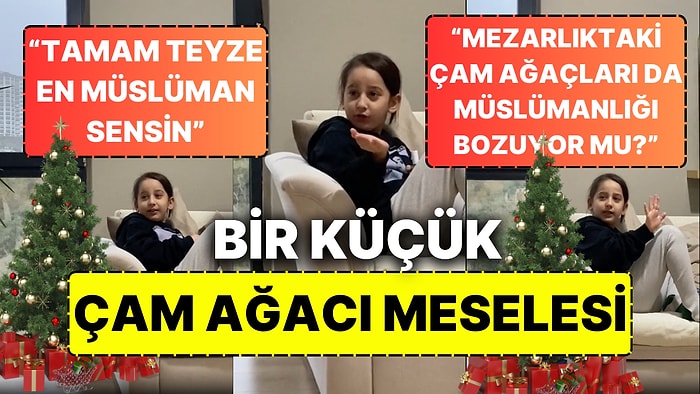 Yılbaşı Ağacı Süslediği İçin Teyzesi ve Anneannesinden Tepki Gören Küçük Kızın Müslümanlık Tartışmasına Cevabı