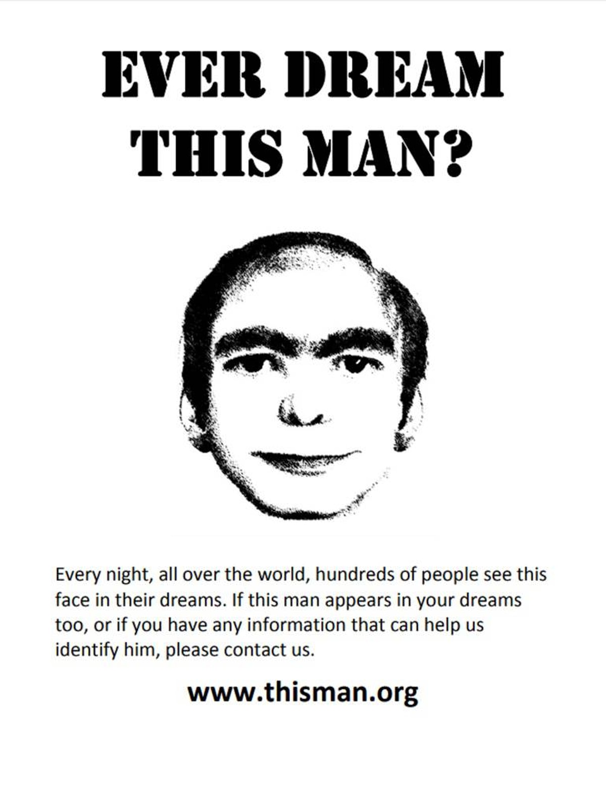Have You Ever Seen This Man In Your Dreams?
