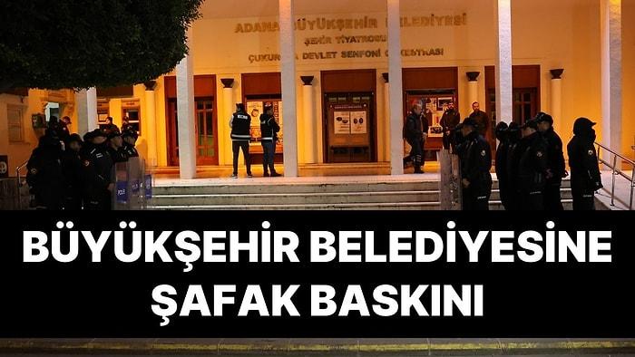 Polisler Şafak Vakti Adana Büyükşehir Belediyesini Bastı! Büyük Rüşvet Operasyonu